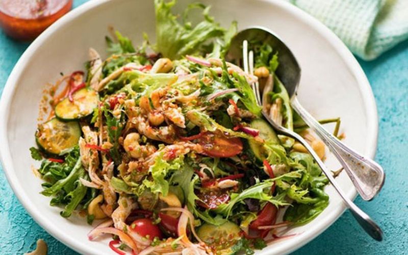 10 công thức chế biến salad ức gà ngon hết nấc cho người eat clean - Ảnh 10