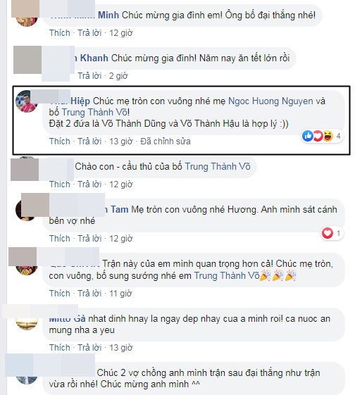 Vợ đi đẻ ngày U22 Việt Nam giành HCV SEA Games, MC Thành Trung 'quẩy' tại bệnh viện, sao Việt đua nhau đặt tên cho em bé - Ảnh 5