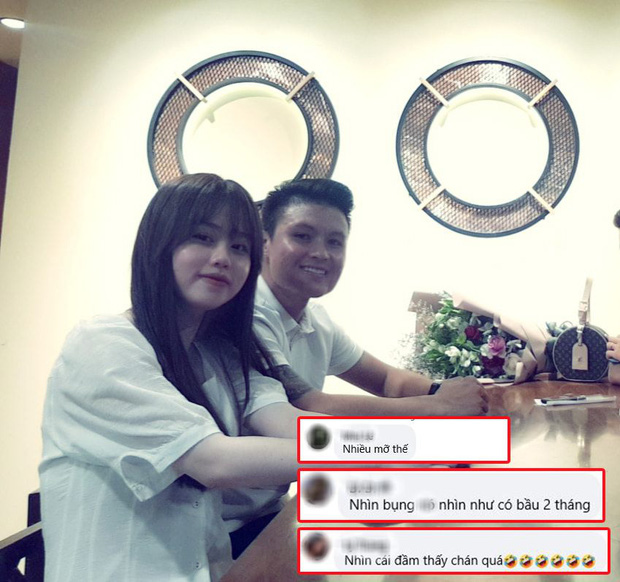 Huỳnh Anh (bạn gái Quang Hải) bị fan phát hiện vòng bụng lớn 'bất thường' - Ảnh 1