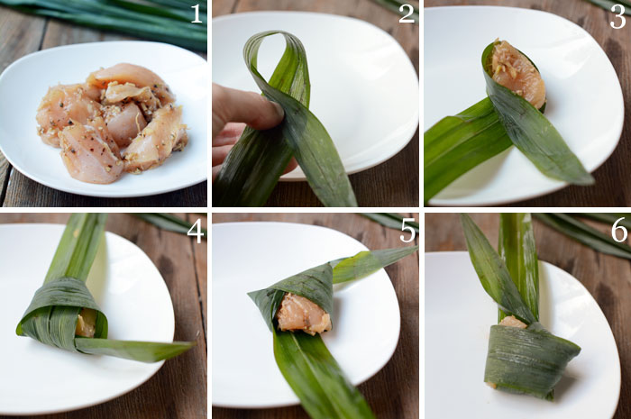 Cách làm món thịt gà cuộn lá dứa chiên thơm ngon kiểu Thái - Ảnh 2