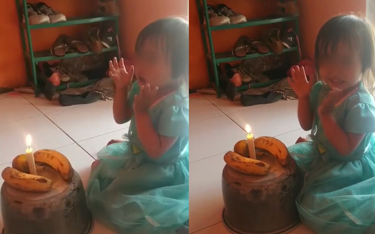 Bé gái 3 tuổi và chiếc bánh sinh nhật đặc biệt khiến cả mạng xã hội rơi nước mắt - Ảnh 2