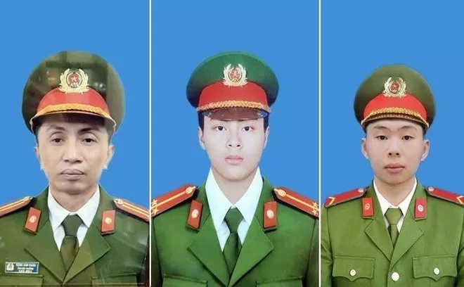 Thông tin chi tiết về tang lễ 3 chiến sĩ hi sinh khi chữa cháy quán karaoke: tổ chức trọng thể theo nghi thức của lực lượng Công an nhân dân, diễn ra vào ngày 5-8-2022 - Ảnh 1