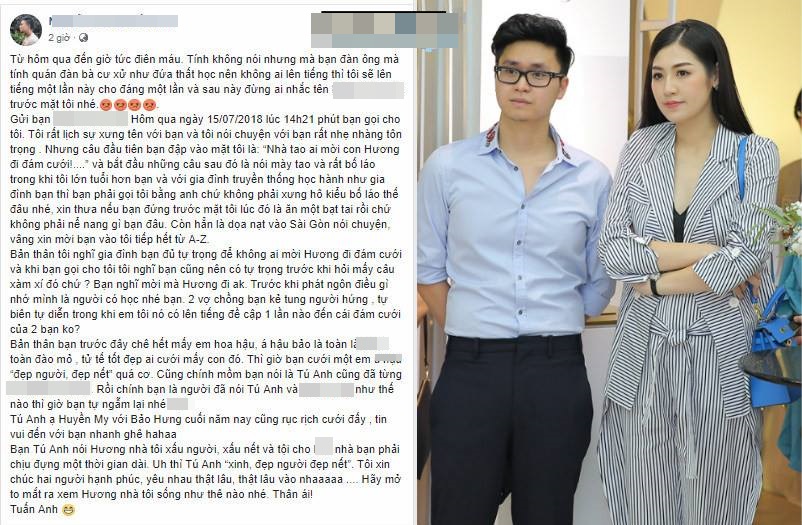 Quản lý Văn Mai Hương tiết lộ cuộc gọi sốc của chồng Tú Anh: 'Nhà tao ai mời con Hương đi đám cưới?' - Ảnh 3