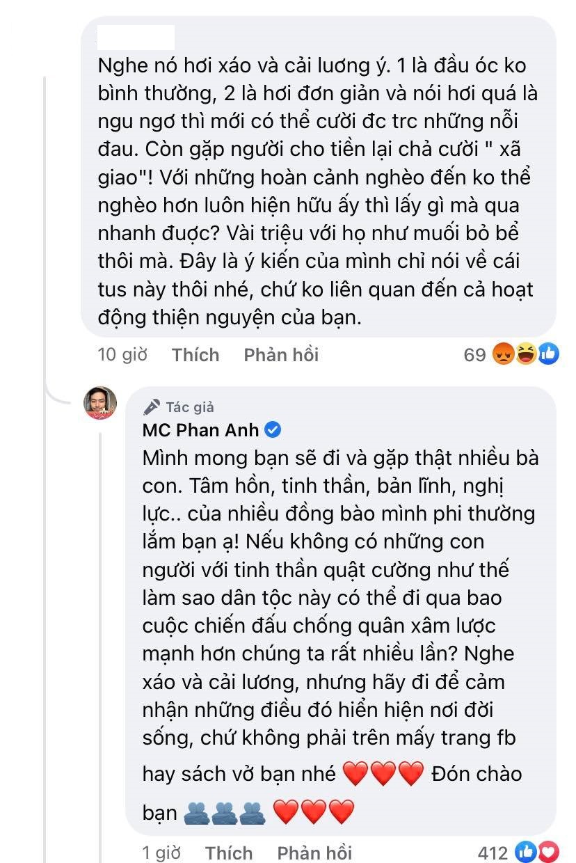 Bị netizen góp ý 'hơi xáo và cải lương' MC Phan Anh khéo léo đáp trả khiến ai cúng phái 'tâm phục, khẩu phục' - Ảnh 3