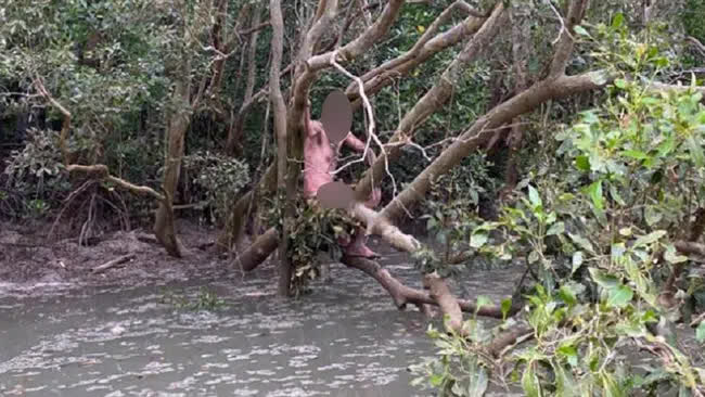 Đi câu vùng đầm lầy bắt gặp gã khỏa thân vắt vẻo trên cây, 2 người đàn ông ngỡ đụng mặt thổ dân nào ngờ mọi chuyện gay cấn hơn nhiều - Ảnh 2