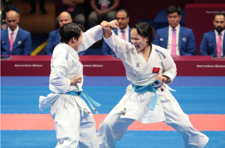 Karate mang về tấm HCV thứ 3 cho Đoàn Thể thao Việt Nam - Ảnh 1