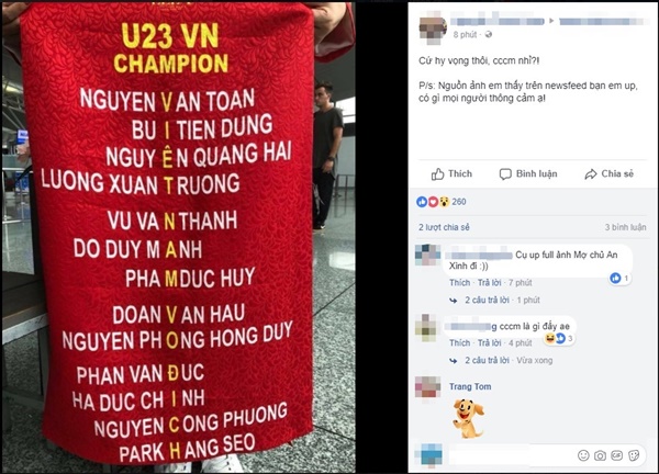 Dân mạng xôn xao với hình ảnh 'điềm báo' U23 Việt Nam sẽ vô địch  - Ảnh 1
