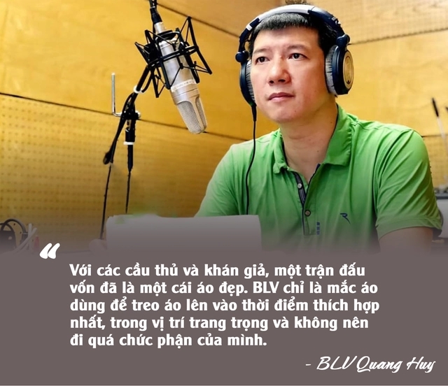 Từng bị 'chê', rồi nhận lương vài chục nghìn đồng, nay BLV Quang Huy đã trở thành cái tên sáng chói của những trận cầu nghẹt thở - Ảnh 4