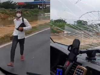 Thông tin MỚI vụ thanh niên ném vỡ kính xe cứu thương ở Trà Vinh: Đối tượng đã rời khỏi địa phương
