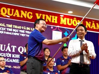Lễ xuất quân Đoàn thể thao người khuyết tật Việt Nam tham dự ASEAN Para Games 12