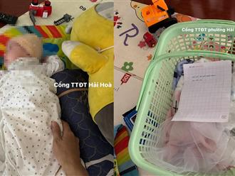 Quảng Ninh: Xót xa bé sơ sinh bị bỏ lại giữa đêm mưa gió cùng dòng chữ 'Nhờ anh, chị nuôi dùm cháu'