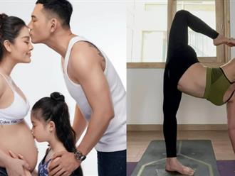 Phương Trinh Jolie: Bầu 8 tháng vẫn chăm tập yoga, diện đồ hở bạo chụp ảnh gia đình siêu nóng bỏng khiến cộng đồng mạng phát sốt 