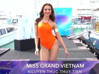 Bị ngộ độc sát giờ G tại Miss Grand International, Thùy Tiên vẫn catwalk 'siêu đỉnh'