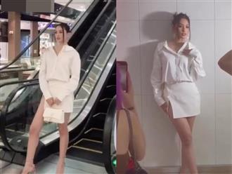 Sắc vóc Hoa hậu Tiểu Vy qua camera thường của 'người qua đường'