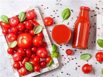 Nước ép cà chua và những công dụng tuyệt vời đối với sức khỏe