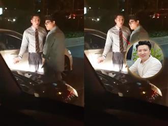 Xôn xao clip Trọng Hưng bị va chạm ngoài đường, trên xe chở một cô gái