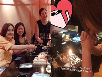 Sau tiệc sinh nhật với hội bạn toàn mĩ nhân, Mai Phương Thuý tiếp tục vui tuổi mới với hội bạn Hoa hậu
