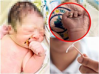Em bé chào đời cầm vòng tránh thai trên tay: Bác sĩ lý giải nguyên nhân vì sao đã đặt vòng mà vẫn có con?
