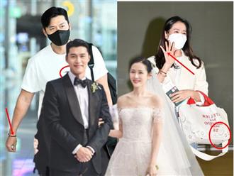 'Vợ chồng son' Hyun Bin - Son Ye Jin cho 'bay màu' cặp nhẫn cưới dù mới về chung nhà chưa lâu, netizen 'tá hỏa' khi chú rể 'tay không nhẫn' từ hôm diễn ra 'siêu đám cưới'