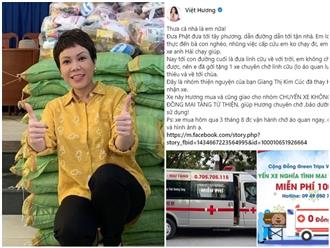 Việt Hương trao tặng xe mai táng hơn 300 triệu cho nhóm từ thiện, không quên nhắn nhủ: 'Chị giao gánh nặng cho em, mong em giúp chị thực hiện'