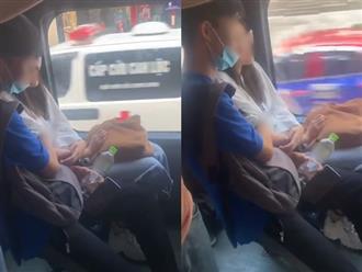 Cặp đôi ngồi trên xe buýt âu yếm, nhưng bàn tay ‘hư hỏng’ của chàng trai mới khiến dân tình ‘nhức mắt’ nhất