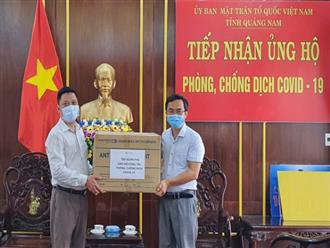 Quảng Nam tiếp nhận thêm 1,2 tỷ đồng cùng vật tư y tế ủng hộ phòng, chống dịch Covid-19