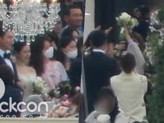 Video ghi lại toàn cảnh 'nữ thần SNSD Yoona' cùng dàn sao trong khoảnh khắc đón chờ bắt hoa cưới từ cô dâu Son Ye Jin
