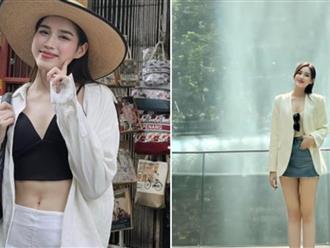 Hoa hậu Đỗ Hà chuộng váy siêu ngắn, khoe chân dài 1,1m