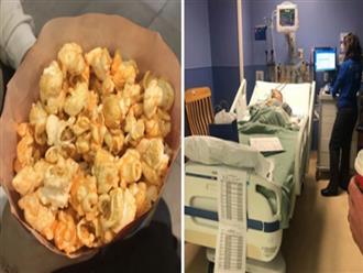 Bé trai bị viêm phổi vì ăn bỏng ngô, bác sĩ cảnh báo top thực phẩm nguy hiểm với trẻ nhỏ