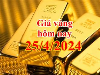 Giá vàng hôm nay 25/4/2024: Vàng SJC đảo chiều 'phi mã', tăng cả triệu sau một thông báo của Ngân hàng Nhà nước