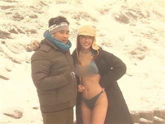 Mặc bikini chụp ảnh 'quằn quại' giữa trời tuyết, cô gái nhận vô số gạch đá từ cộng đồng mạng