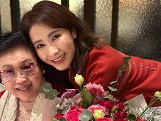 'Đệ nhất mỹ nhân TVB' Lê Tư mừng sinh nhật mẹ