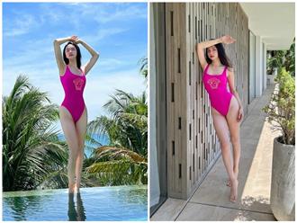 Hương Giang diện bikini khoe body 'căng đét' mừng ngày Phụ nữ Việt Nam nhưng netizen lại phát hiện ra 'điểm lạ'?