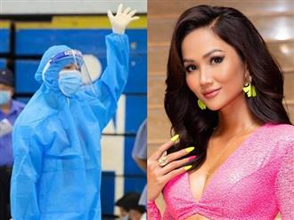Hoa hậu H'Hen Niê làm tình nguyện trong đợt tiêm vắc xin Covid-19: 'Các bác sỹ mệt mỏi thấy thương vô cùng'