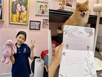 Bức thư tay đầy tình cảm của con gái Mai Phương viết cho cô bảo mẫu khiến nhiều người xúc động
