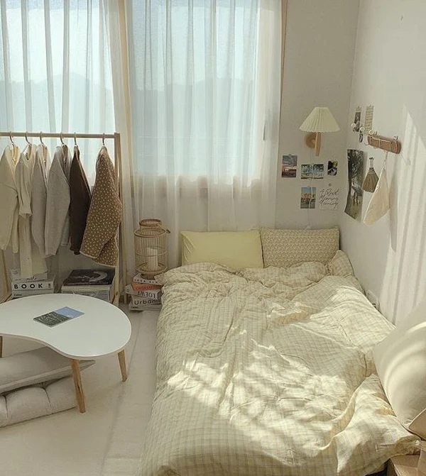 7 mẹo trang trí phòng ngủ phong cách Hàn Quốc siêu xinh xắn, hiện đại - Ảnh 1