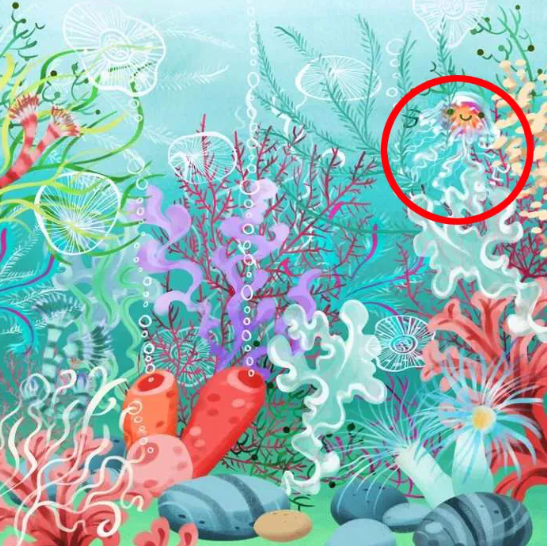 Tìm ra con sứa đang ẩn nấp trong vòng 10 giây chứng tỏ bạn có thị lực 20/20 - Ảnh 2